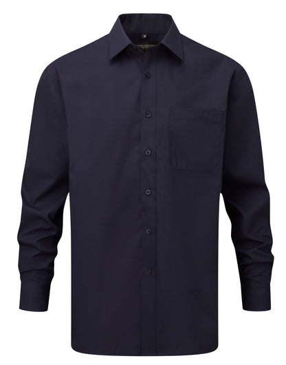 Men's L/Sleeve Polycotton Shirt