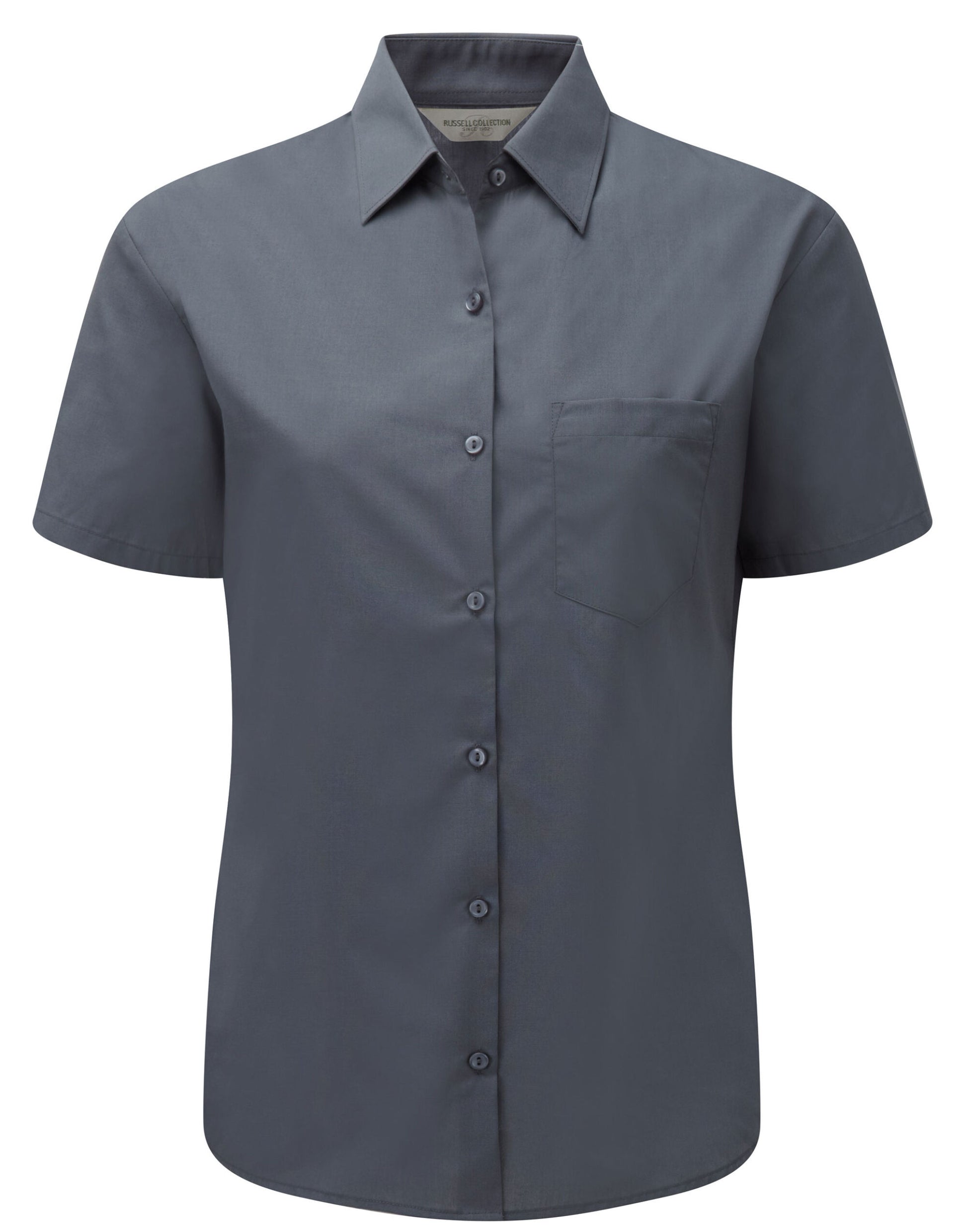 Ladies' S/Sleeve Polycotton Shirt