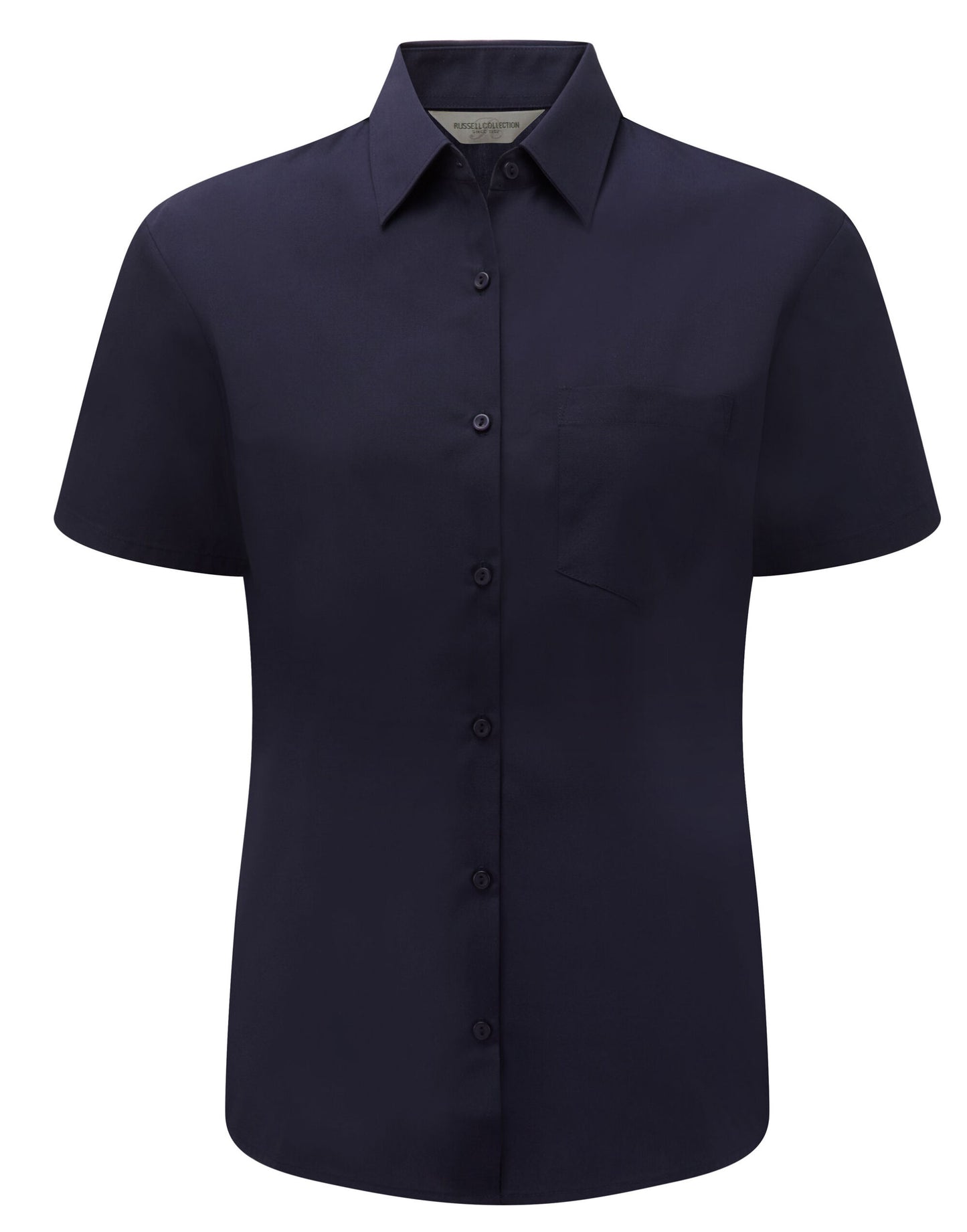 Ladies' S/Sleeve Polycotton Shirt