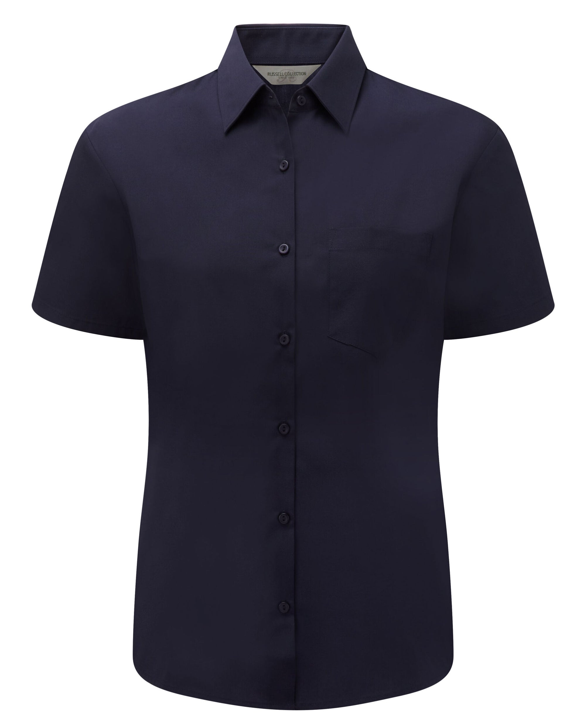 Ladies' S/Sleeve Polycotton Shirt