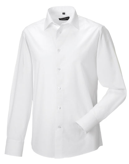 Men's L/Sleeve Fitted Stretch Shirt
