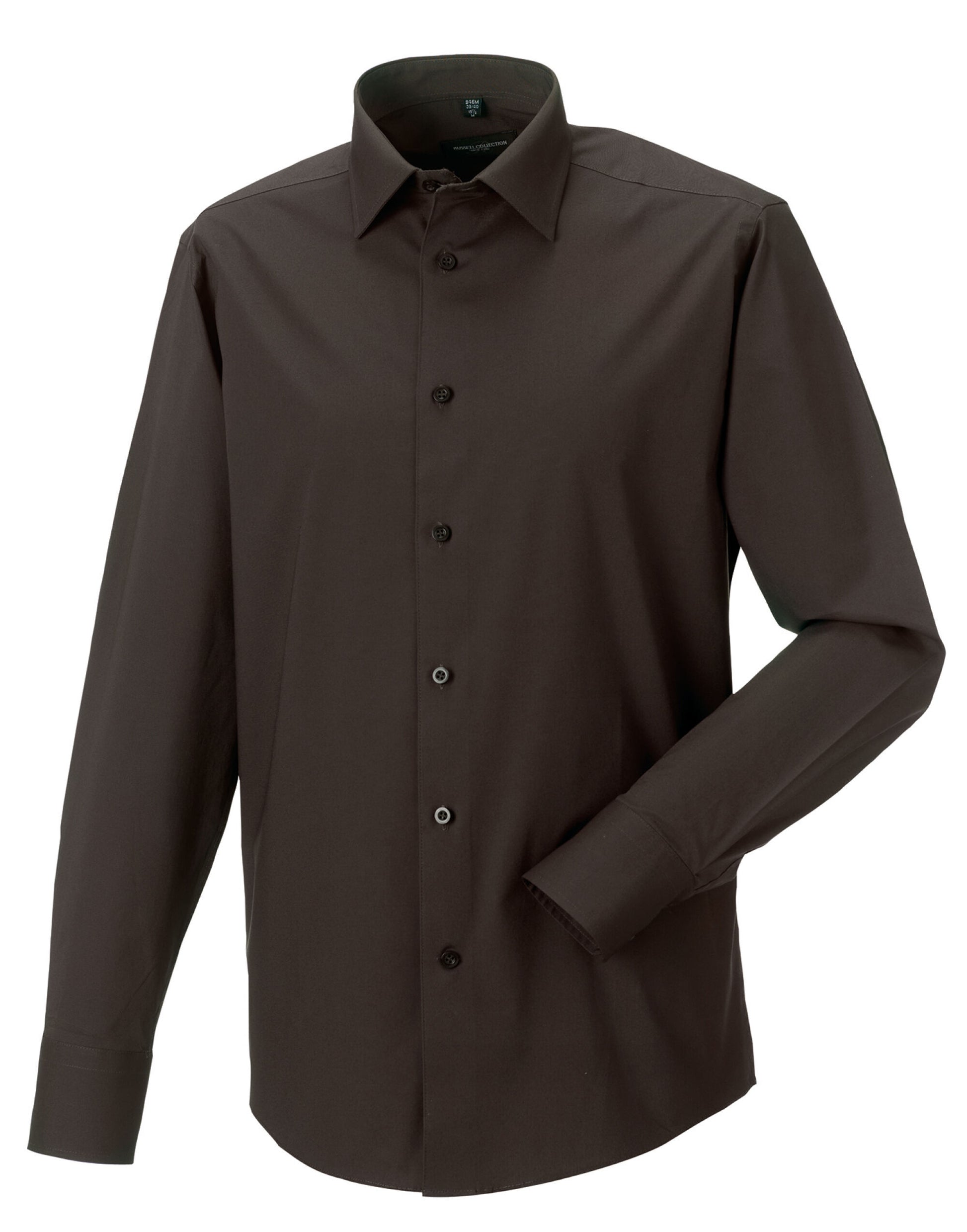 Men's L/Sleeve Fitted Stretch Shirt
