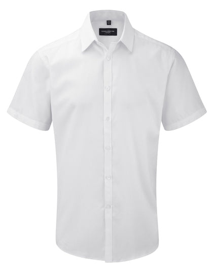 Men's S/Sleeve Herringbone Shirt