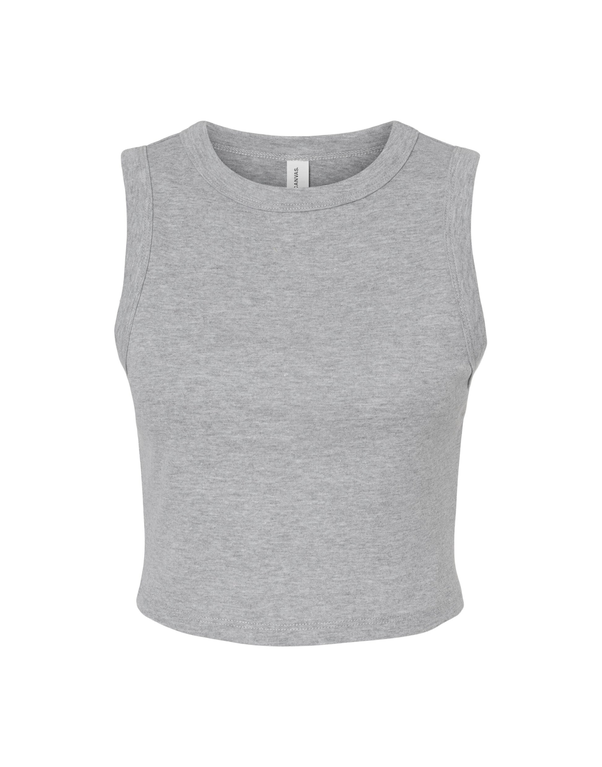 Women's Micro Rib Muscle Crop Tank