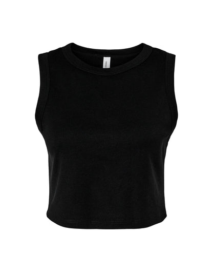 Women's Micro Rib Muscle Crop Tank