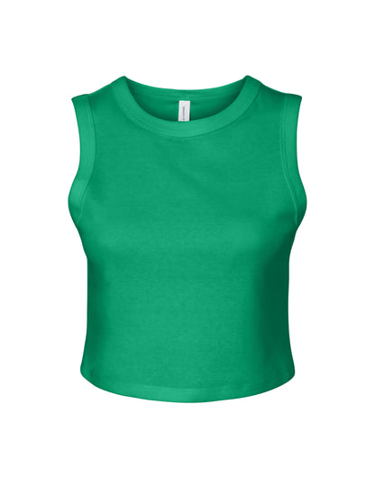 Women's Micro Rib Muscle Crop Tank