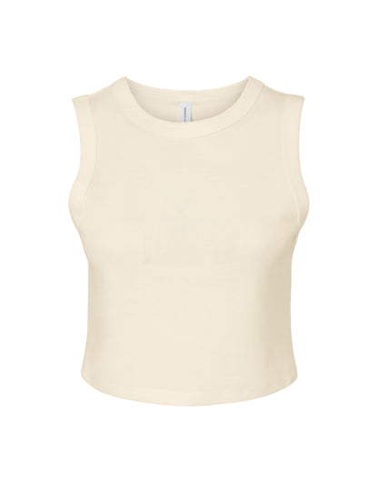 Women's Micro Rib Muscle Crop Tank