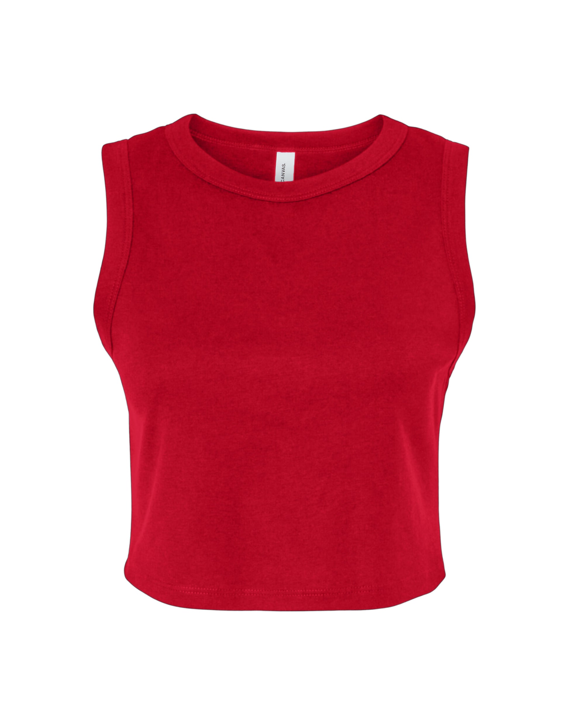 Women's Micro Rib Muscle Crop Tank