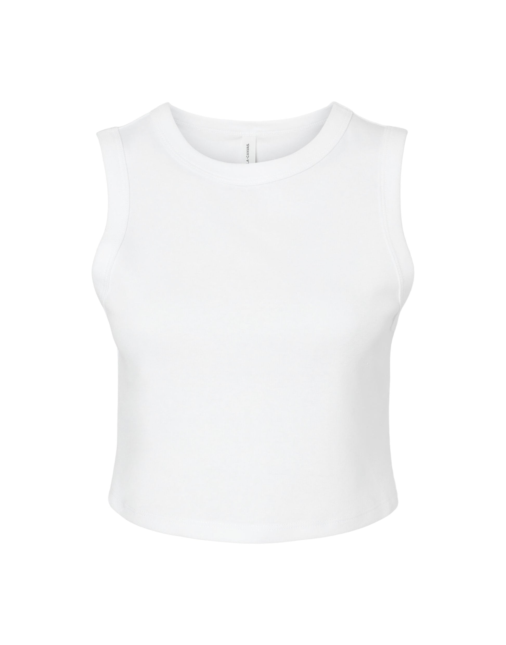 Women's Micro Rib Muscle Crop Tank