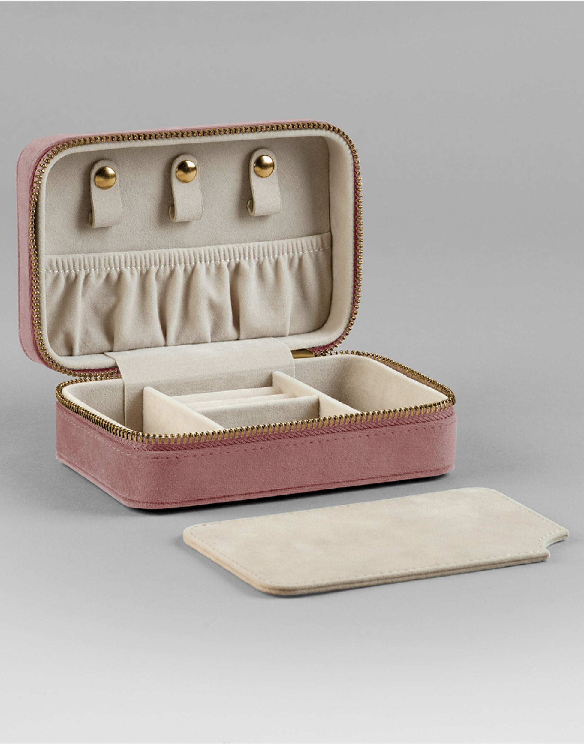 Velvet Travel Jewellery Box