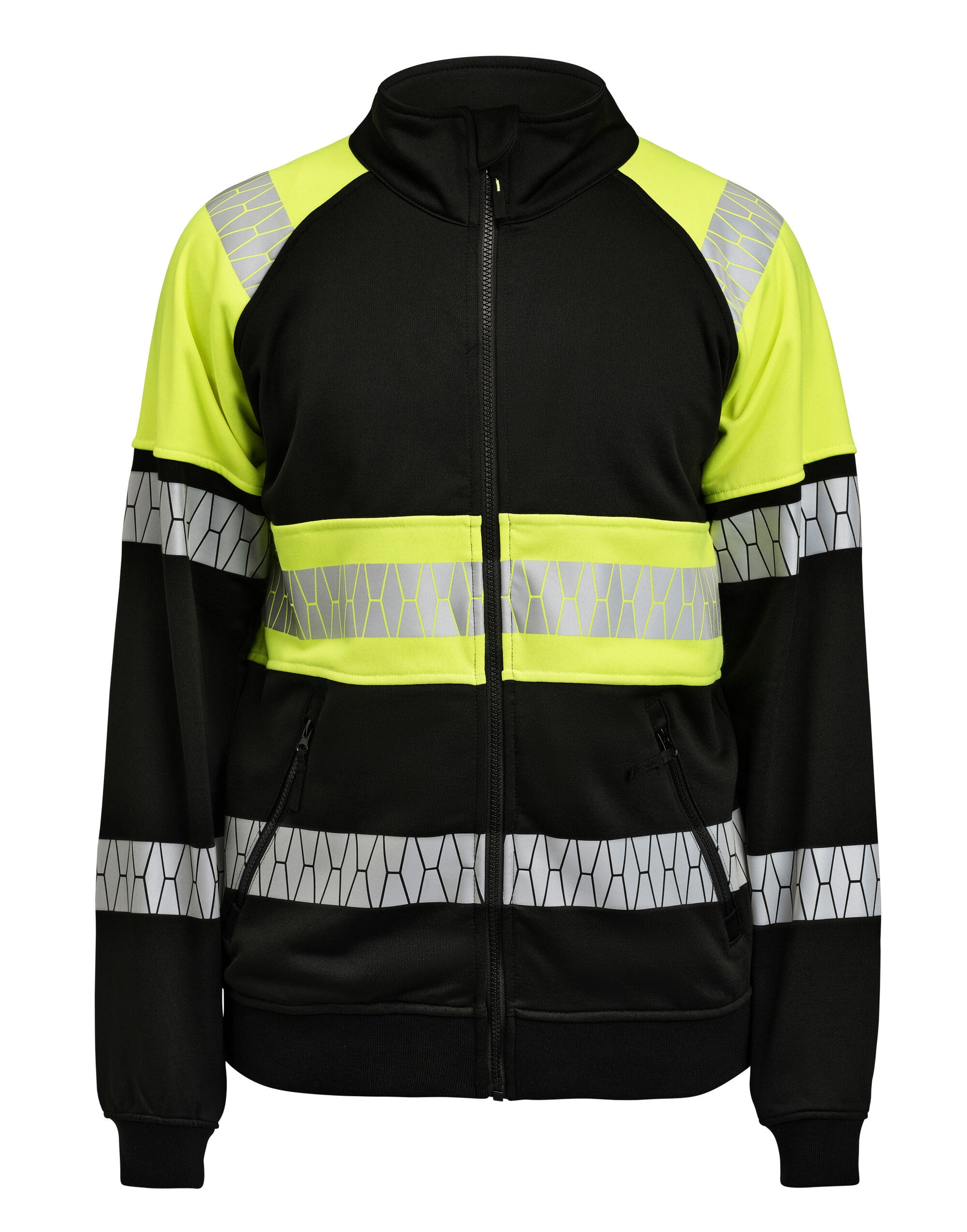 Jobman Sweatshirt Full-Zip His-Vis