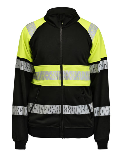 Jobman Sweatshirt Full-Zip His-Vis