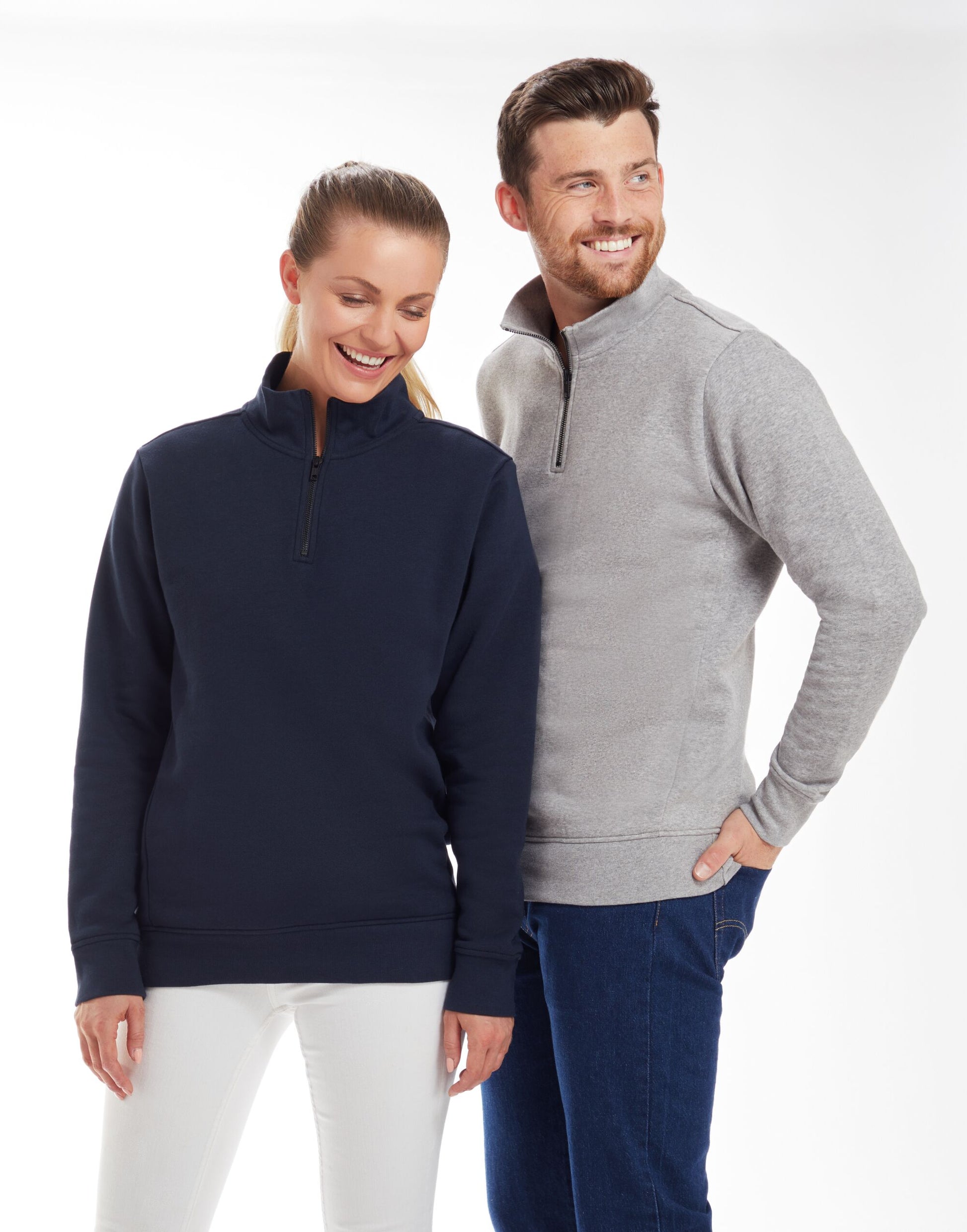 Unisex Organic 1/4 Zip Sweat