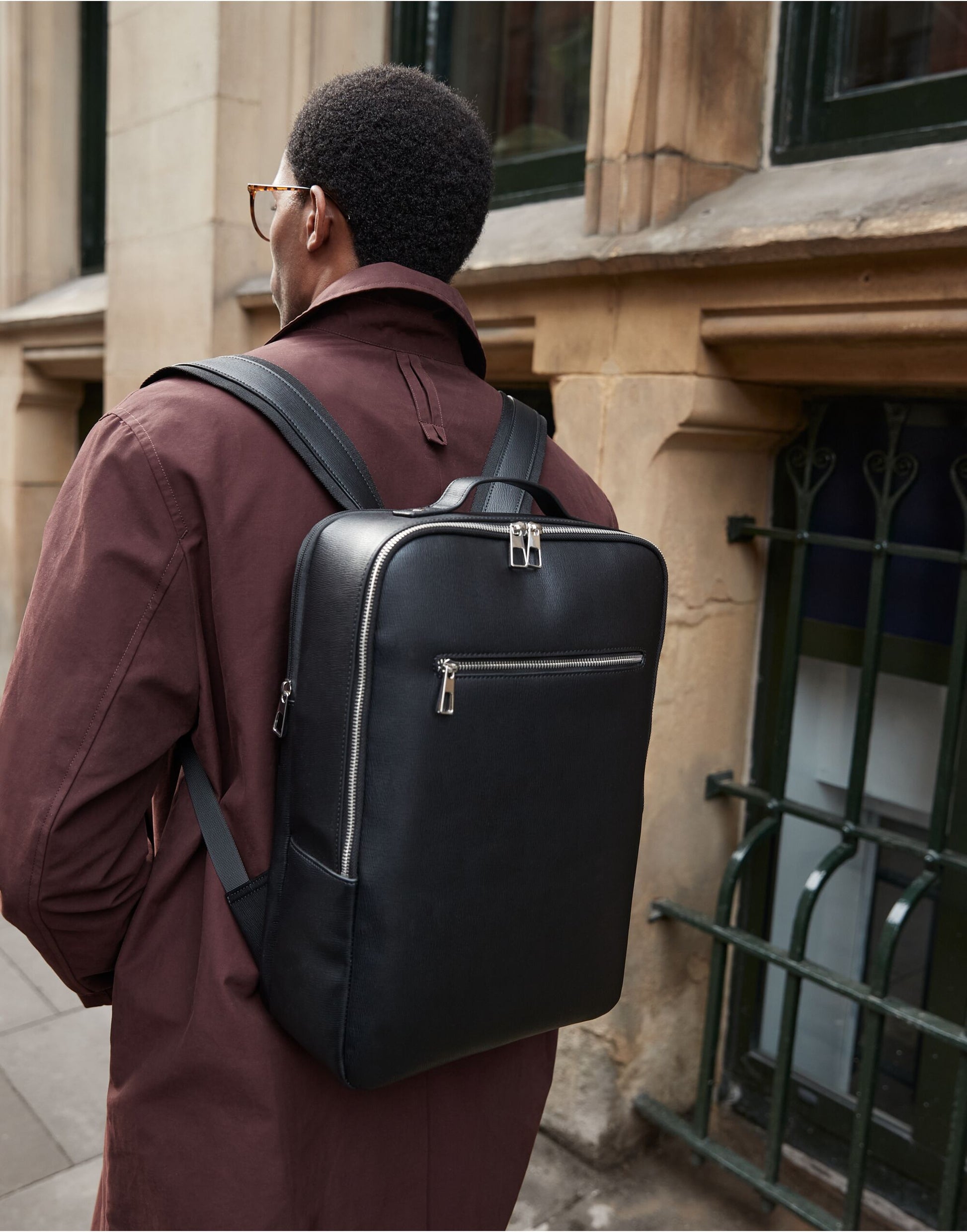Tailored Luxe PU Backpack