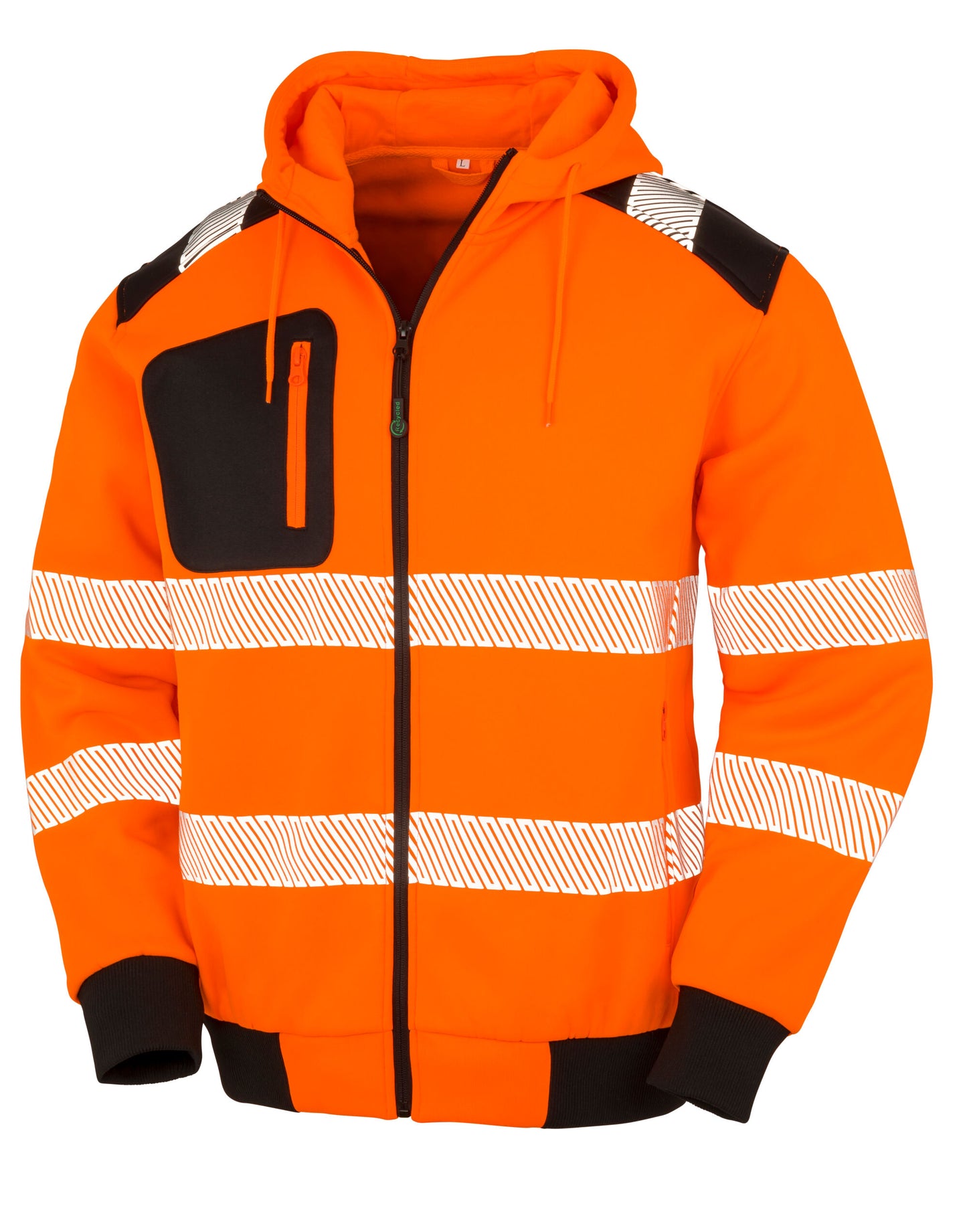 Result Recycled Zipped Safety Hoody