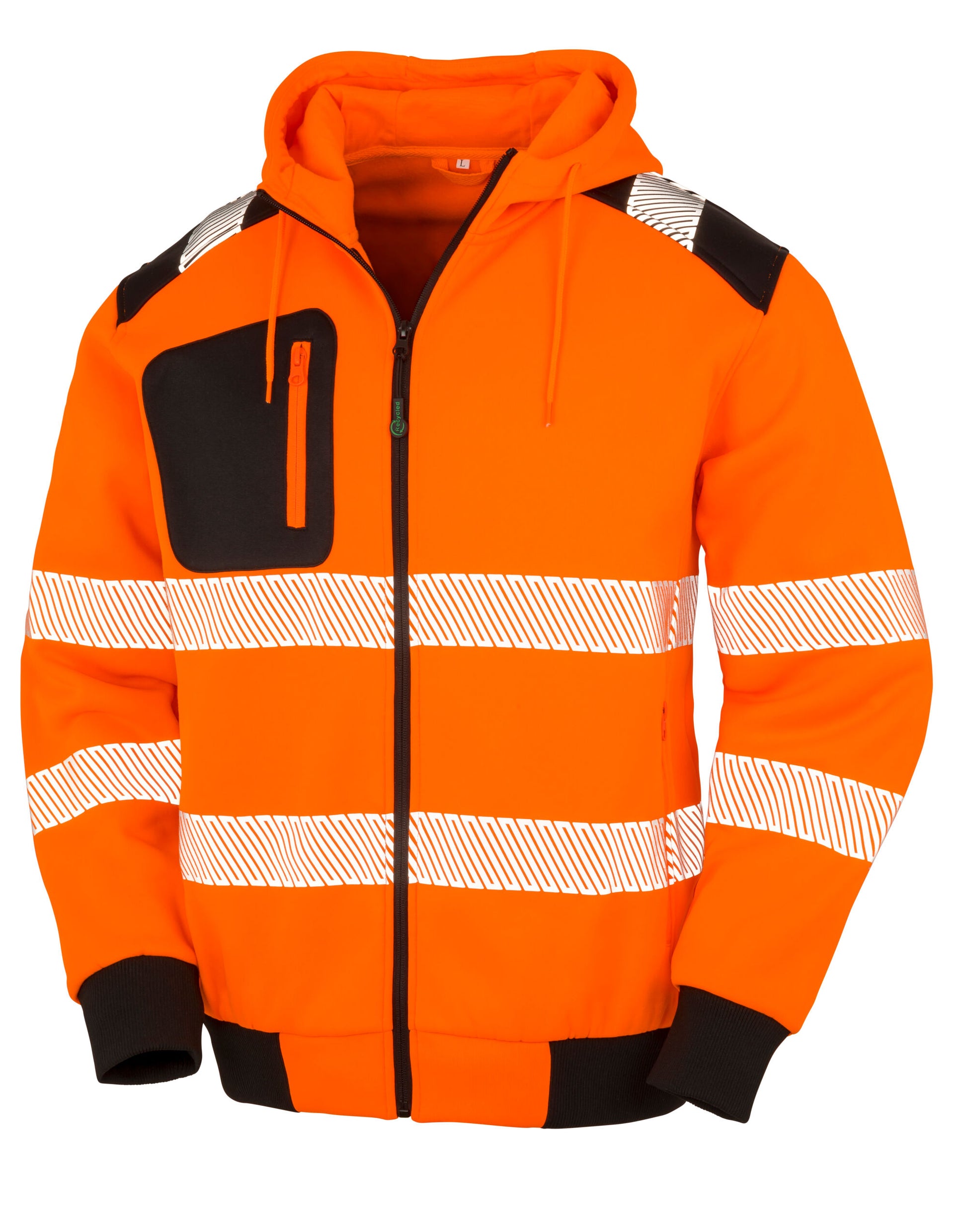 Result Recycled Zipped Safety Hoody