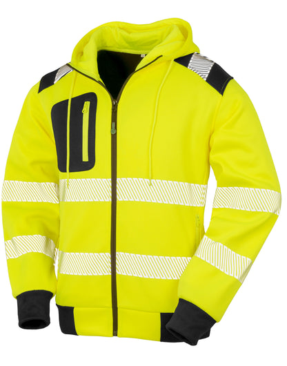 Result Recycled Zipped Safety Hoody