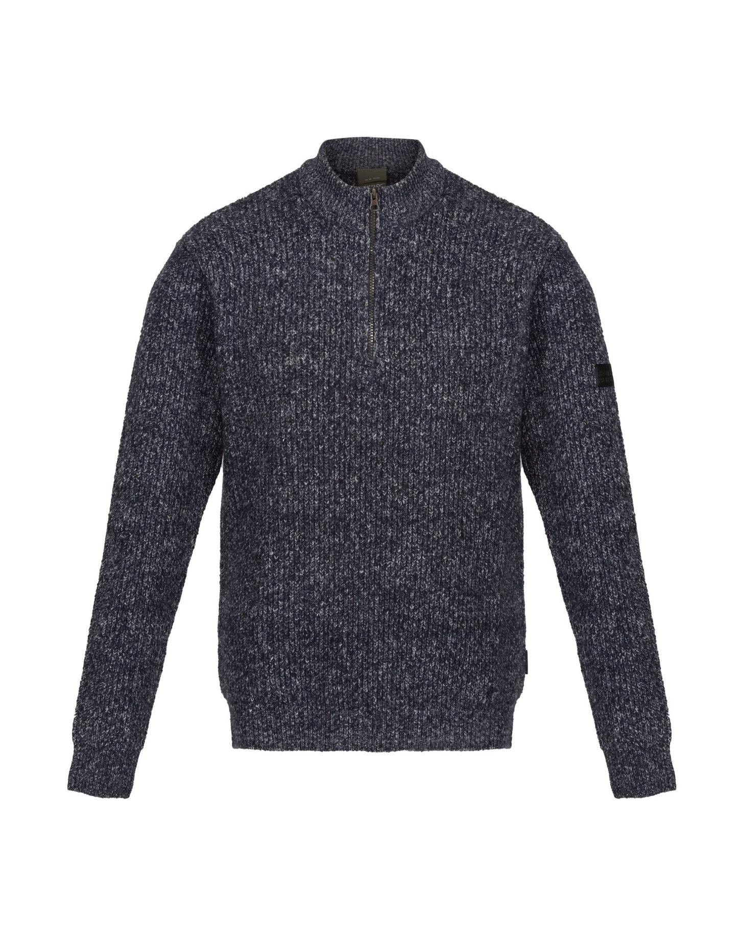 Soloman Zip Neck Knitted Pullove