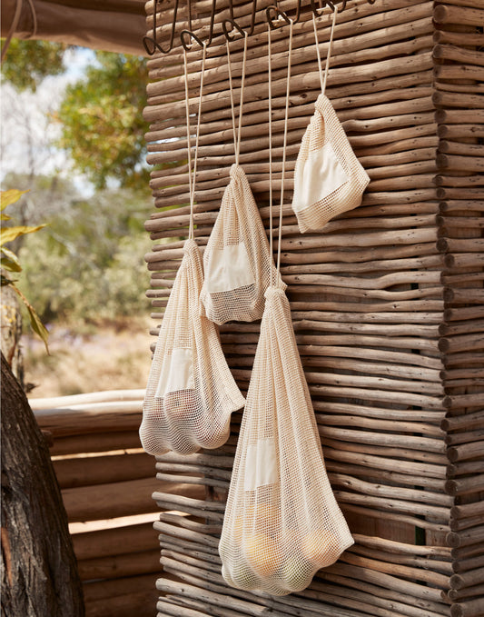 Organic Cotton Mesh Sacks