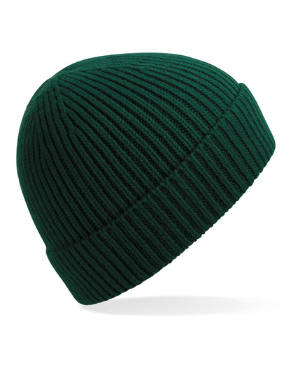 Engineered Knit Ribbed Beanie