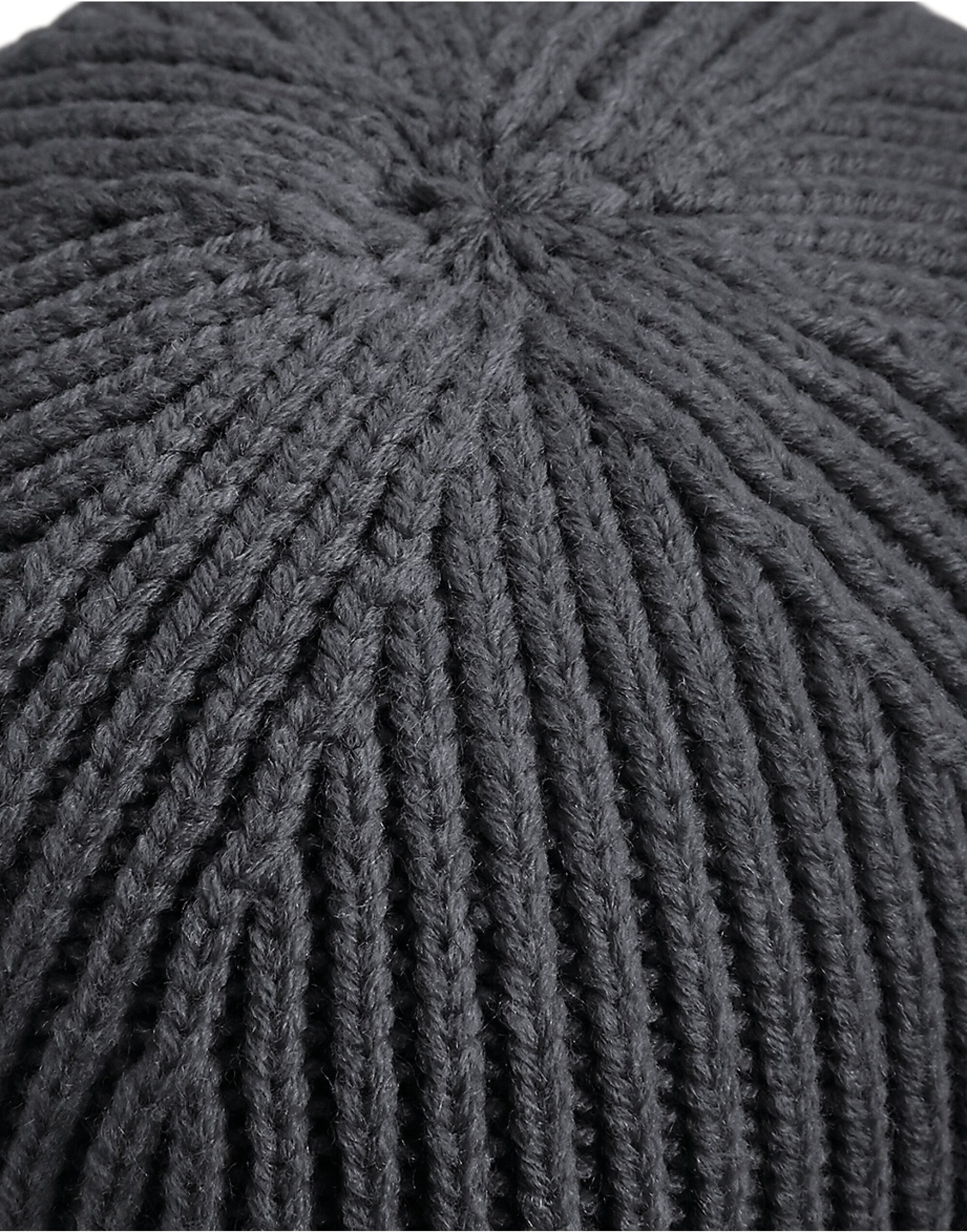 Engineered Knit Ribbed Beanie