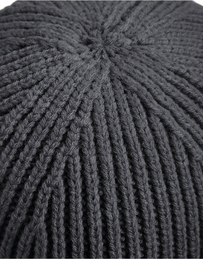 Engineered Knit Ribbed Beanie