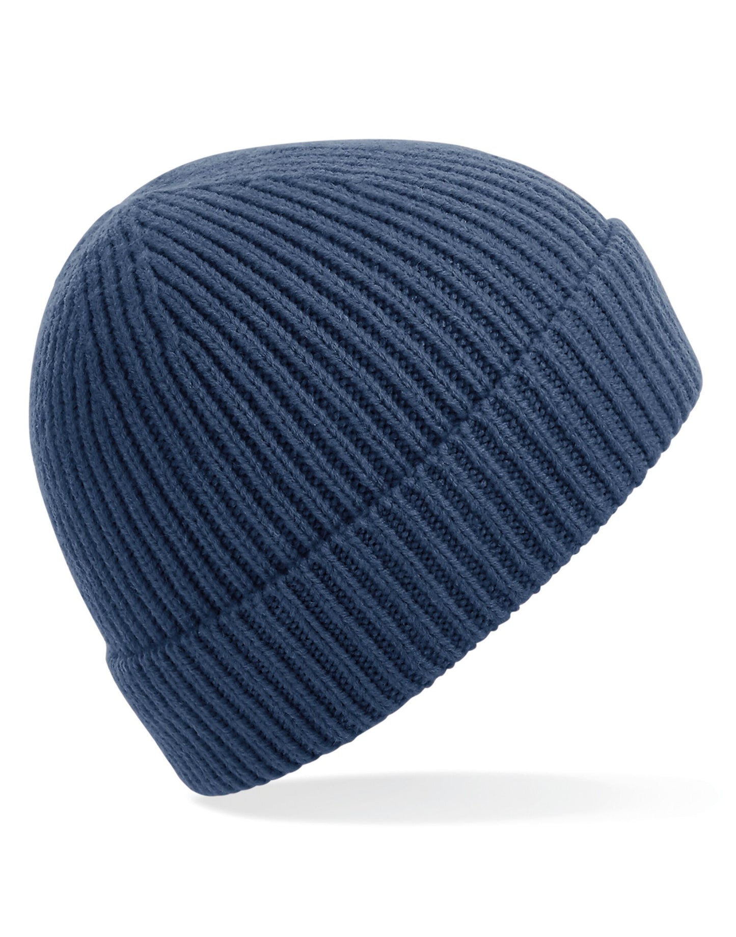 Engineered Knit Ribbed Beanie