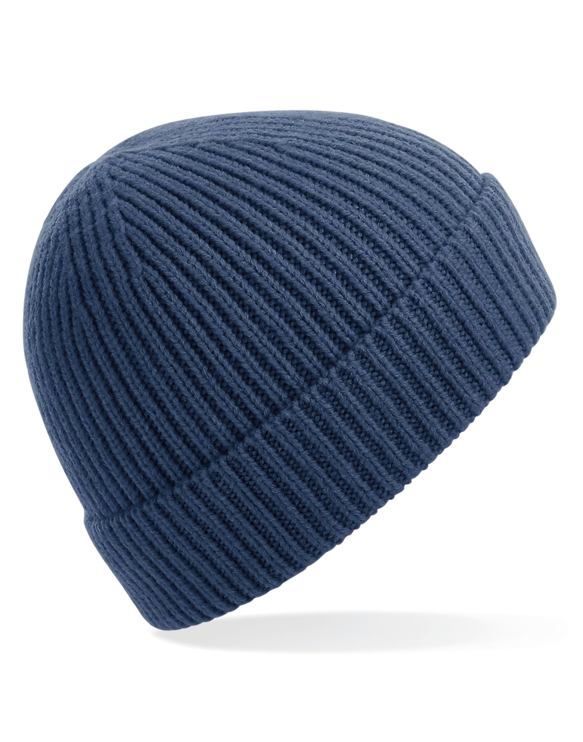 Engineered Knit Ribbed Beanie