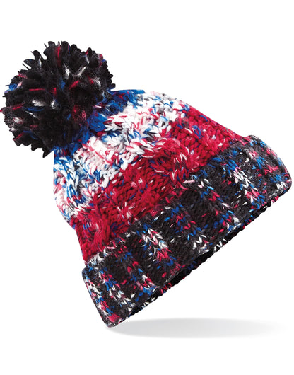 Corkscrew Pom Pom Beanie