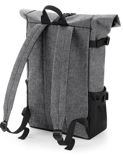 Block Roll-Top Backpack