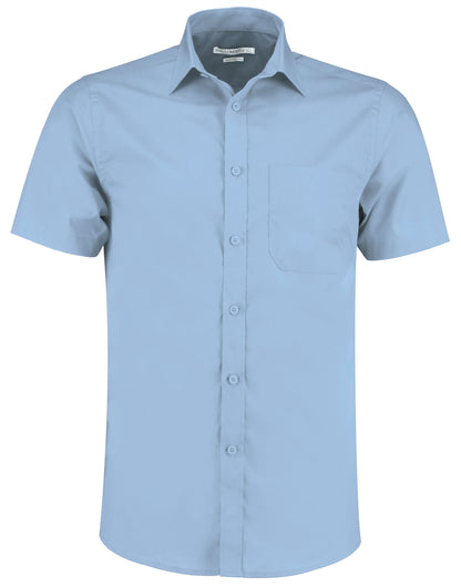 Tailored Fit Short Sleeve Poplin Shirt