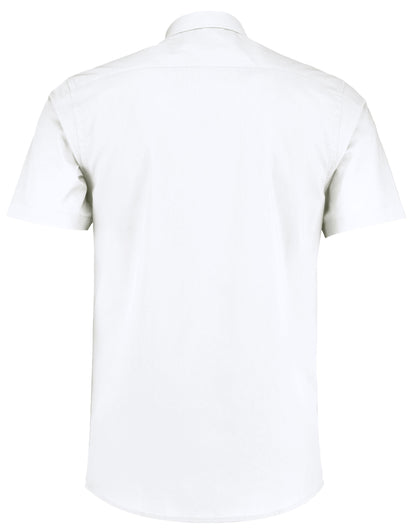 Tailored Fit Short Sleeve Poplin Shirt