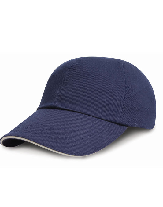 Cotton Cap with Sandwich Peak