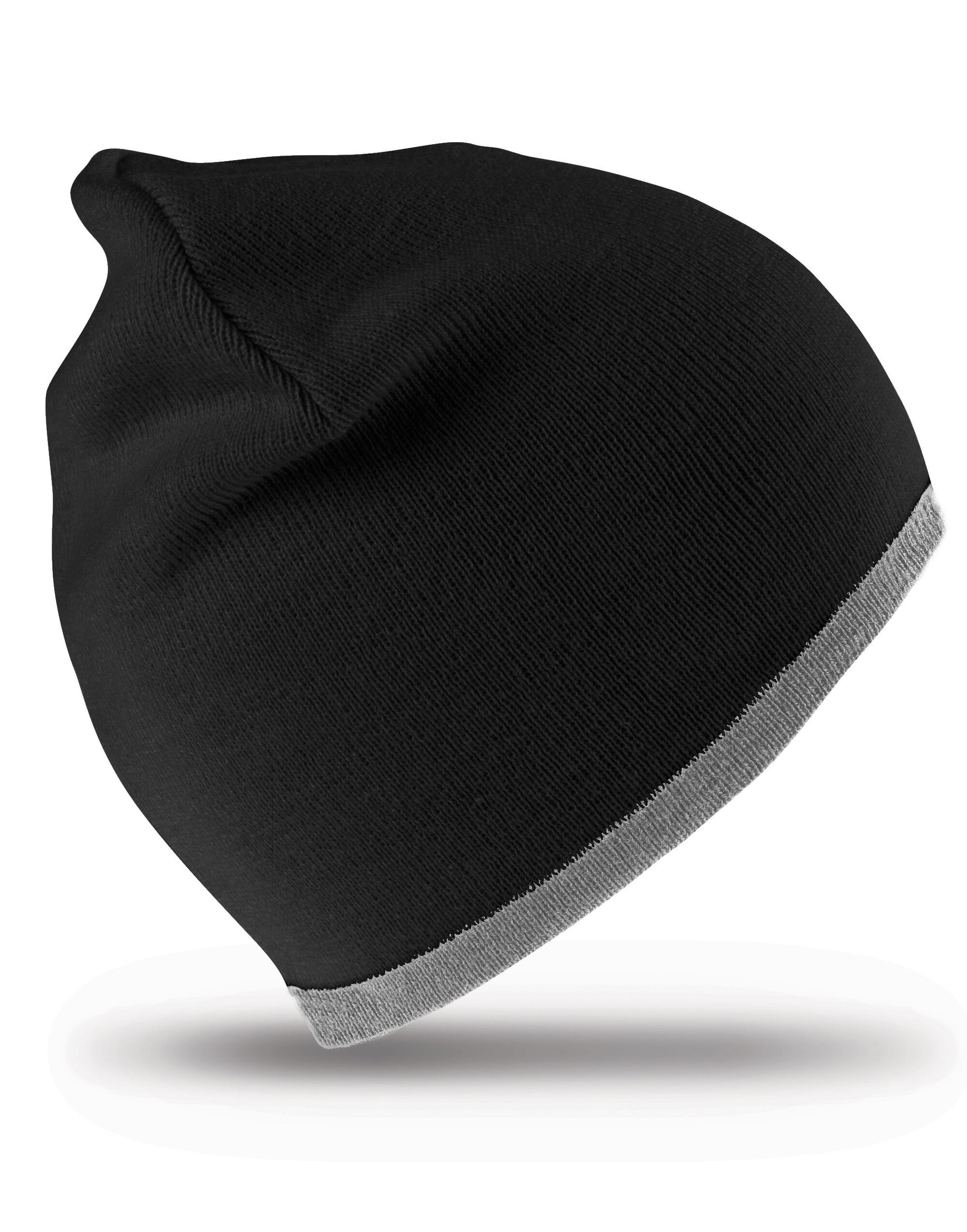 Soft Feel Cuffless Reversible Beanie