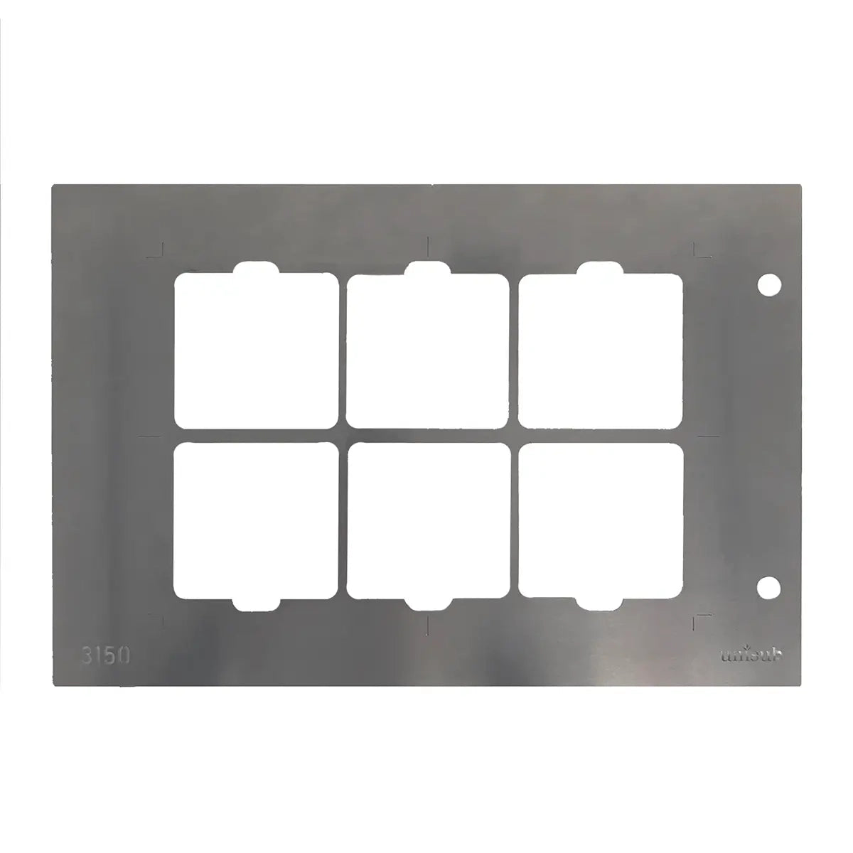 UniSub Coaster Production Jig (6) - 9cm Square XP4062