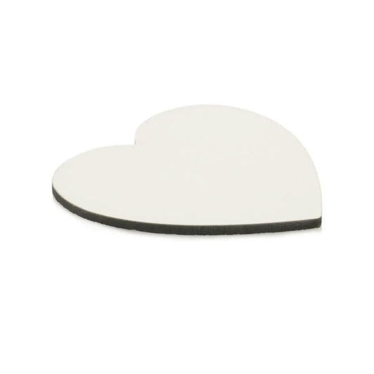 Unisub Hardboard Heart Shaped Coaster - Cork Back Pack of 40